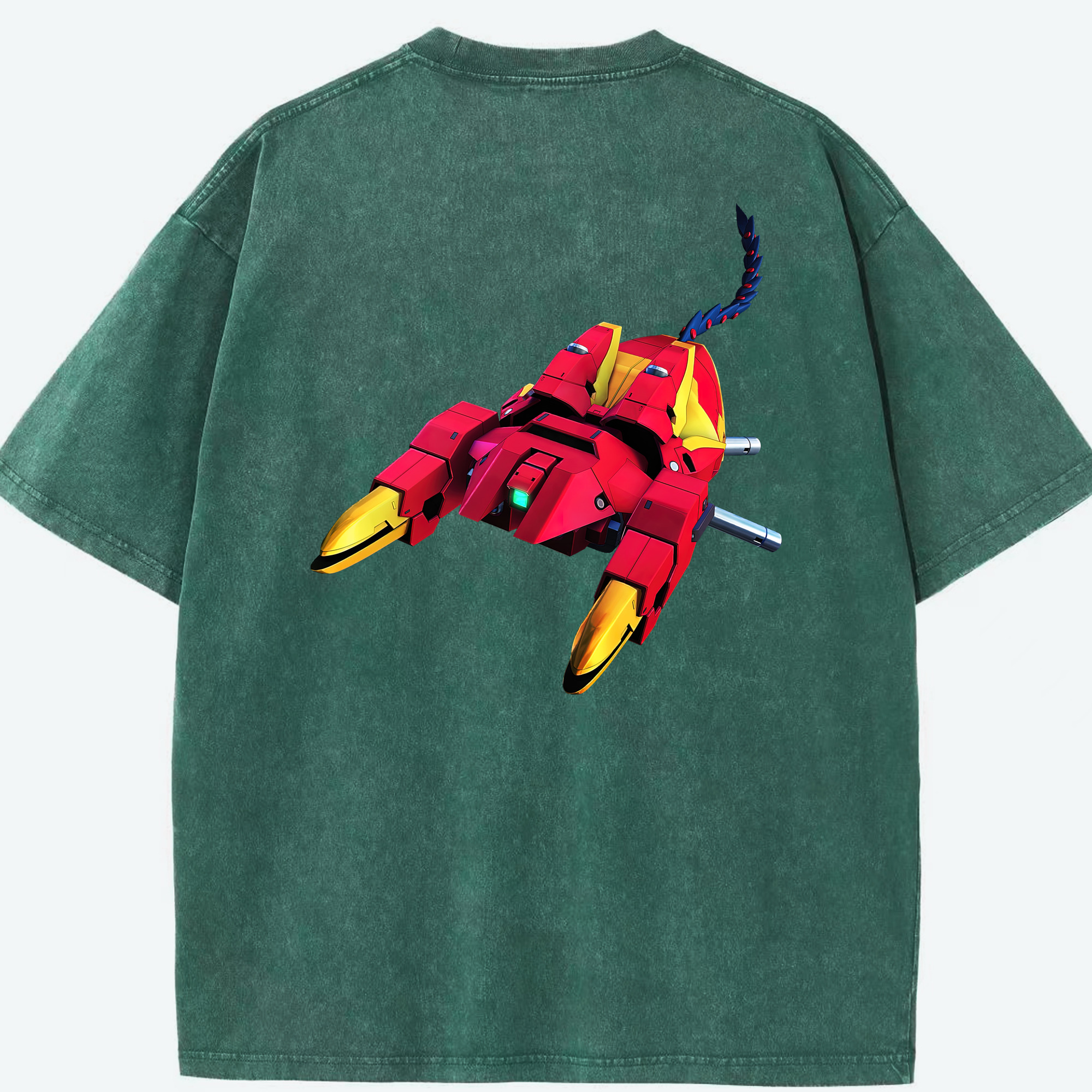 （画像用） 機動戦士ガンダム Mobile Suit Gundam 綿100% ヴィンテージ風 半袖Tシャツ（背面プリント）